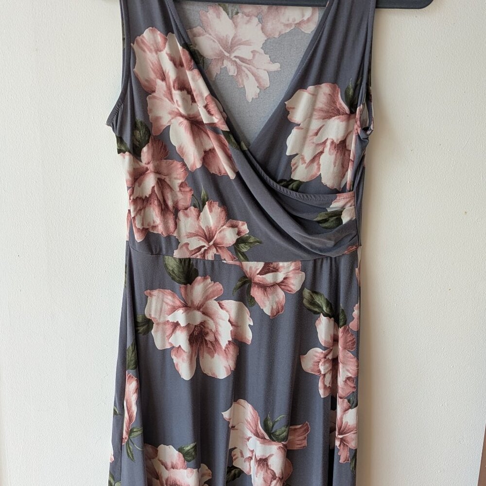 Kayleigh Gray Floral Dress